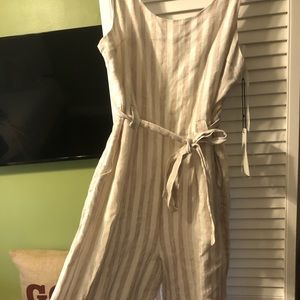 NWT Rachel Zoe Linen Jumpsuit
